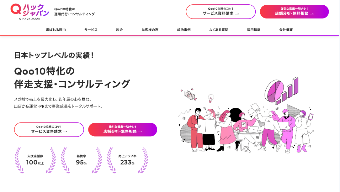 株式会社Qハックジャパン様スクリーンショット01